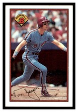 1989 Bowman #406 VON HAYES Philadelphia Phillies