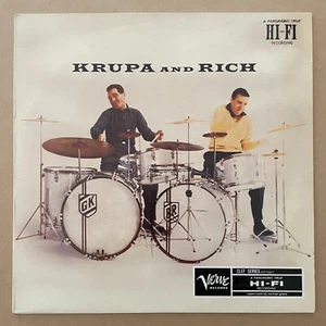 KRUPA AND RICH - S/T. 1984 FRENCH pressing. VERVE. JAZZ - Picture 1 of 3