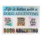 Dogo  Argentino  Sticker / Decal - 5 Individual High Quality Decals