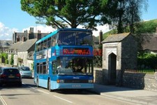 PHOTO  (3) HJ52 VGA DAMORY COACHES FLEET NUMBER 3184 IS AN OPTARE SPECTRA BODIED