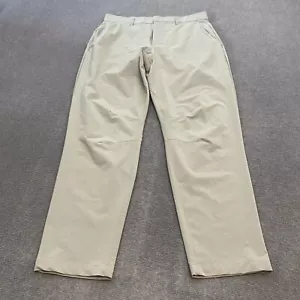 Fabletics Pants Mens Medium Beige Chino The Only Pant Performance Lightweight - Picture 1 of 12