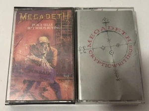Zwei Kassetten aber wer kauft? & Cryptic Writings Megadeth (REPARATURBEDÜRFTIG) - Bild 1 von 9