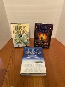 Lot 3 Terry Brooks Fantasy Shannaria & Angel Fire East Hardcover Books - Picture 1 of 8
