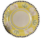 VIETRI  ITALY CAMPAGNA RAM 10" DINNER PLATE (S) HARD TO FIND YELLOW BLUE BOW