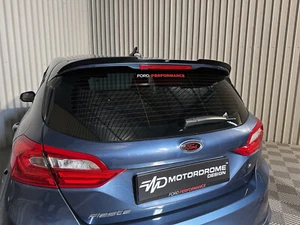 ROOF SPOILER CAP EXTENSION FOR FORD FIESTA MK8 (2017-) ABS GLOSS BLACK - Picture 1 of 3