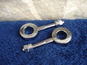 AJUSTADORES DE RUEDA TRASERA CROMADOS PARA MODELO HARLEY SPORTSTER Y K 1954-78 - Imagen 1 de 1