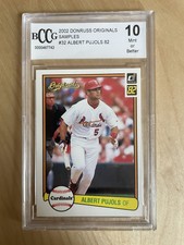 2002 Donruss Originals Samples #32 Albert Pujols 82 BCCG 10
