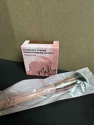 Mally Flawless Finish Foundation with Brush-Deep-NEW-A626360 - Image 1 of 4