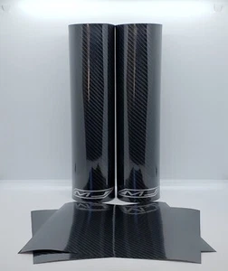 Fork Guards Covers Protectors +2 Upper Decals Black Suzuki RMZ RM 125 250 450 - Picture 1 of 6