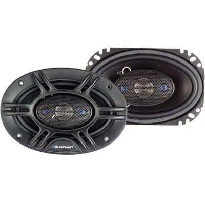 2x Blaupunkt GTX406 4x6-Inch 240W Peak Power 4-Way Coaxial Car Audio Speakers - Image 1 of 3