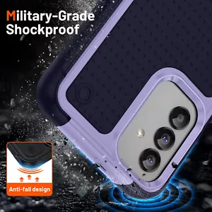 360 Case Full Hybrid Shockproof Heavy duty Back Armor Cover for Samsung Galaxy - Picture 1 of 84