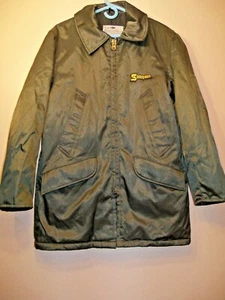 Vintage Golden Fleece Industrial Outerware Titan Cloth Size Medium Green USA - Picture 1 of 11