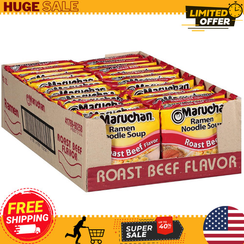 Maruchan Ramen Roast Beef, 3 Oz, Pack of 24🔥🔥 eBay
