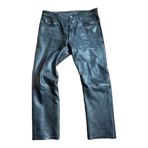 KUSHITANI / Leather Pants / Genuine Leather / Size 4L  - Picture 1 of 7