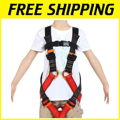 Arnês de segurança de corpo inteiro para crianças para escalada, tirolesa - Imagem 1 de 4