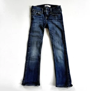 Abercrombie & Fitch Denim Low Rise Stretch Skinny Bootcut Jeans Girl 's Size 8 - Picture 1 of 10