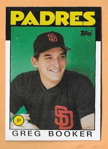 GREG BOOKER SAN DIEGO PADRES #429 - TOPPS NM-MT 1986 - Picture 1 of 2