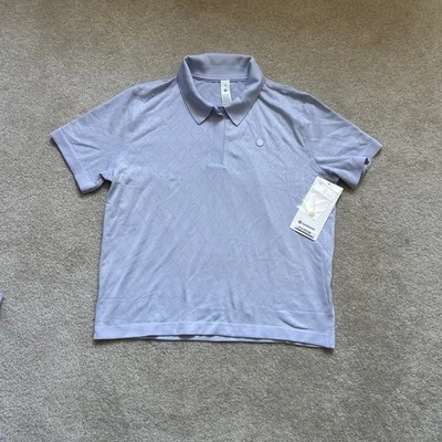 Polo tejido Lulu Swiftly Diamond talla 10 4-12 nuevo con etiquetas Foto 1 de 4