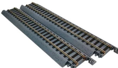 Walthers Trainline HO Scale Power-Loc 9" Straight Track 2-pack - Image 1 of 3