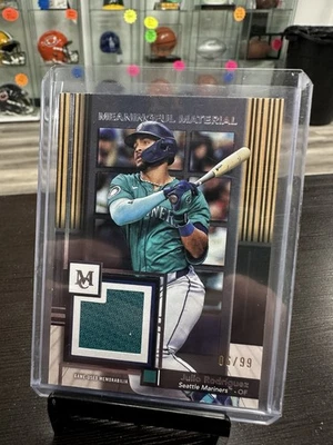 2024 Topps Museum Collection Baseball Julio Rodriguez Relic /99 AR - Image 1 of 2