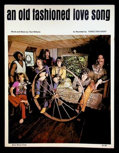 Three Dog Night 1971 An Old Fashion Love Song partituras rock clásico - casi nuevo - Imagen 1 de 3
