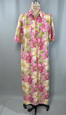 Vestido Vintage TALLA GRANDE Largo Caftán BROWNSTONE STUDIO AÑOS 80 90 Algodón India SNAP Foto 1 de 4