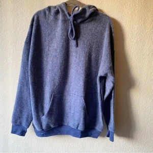 Soft Serve Clothing Size Large The Original Cloud Cotton Pullover Hoodie Blue - Picture 1 of 8