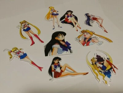 Sailor Moon Anime 50 pcs Stickers Game Vinyl Snowboard Skateboard laptop DECALS