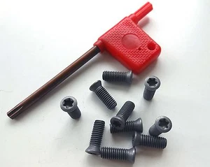 20pcs Insert Torx Screws for Carbide Inserts Lathe Tool & Screwdriver M1.6 to M6 - Picture 1 of 3