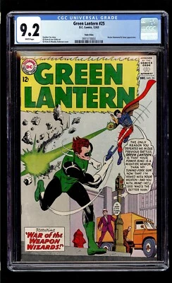 Green Lantern #25 1963 CGC 9.2 NM- White Twin Cities High Definition Scans** - Image 1 of 2
