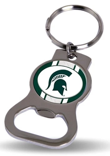 Michigan State University (MSU) Spartans Keychain Bottle Opener - Image 1 of 1