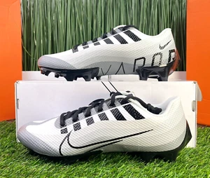 TACCHETTI CALCIO NIKE VAPOR EDGE SPEED 360 TAGLIA 9 BIANCO NERO GRIGIO DQ5110-100 - Foto 1 di 10