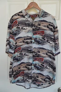 Clear Water Outfitters Vintage Mustang Car Button Up Shirt Men's Size XL - Picture 1 of 4