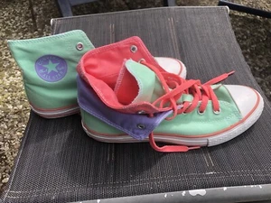 Converse Chucks bunt Double High Gr 4 1/2 - Bild 1 von 3