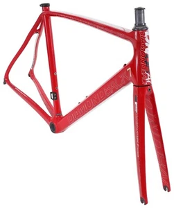 Diamondback DBR Podium 7 Carbon Road Bike Frame MEDIUM 56cm Red 700c QR Rim 2013 - Picture 1 of 18