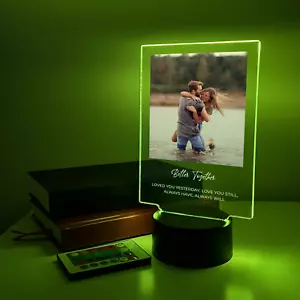 Maßgeschneidertes Fotobild personalisierte LED Nachtbeleuchtung beste Freunde, Valentinstag - Bild 1 von 8