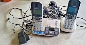 Panasonic KX-TGE-520G Duże przyciski Telefony dla seniorów, zobacz zdjęcia - Zdjęcie 1 z 5