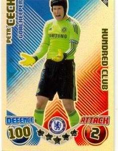 2010/2011 Topps Match Attax edición limitada 100 tarjeta club Petr Cech Chelsea - Imagen 1 de 1