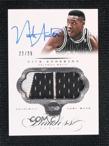 2013-14 Panini Flawless Patch Auto /25 Nick Anderson #PA-NA Patch Auto