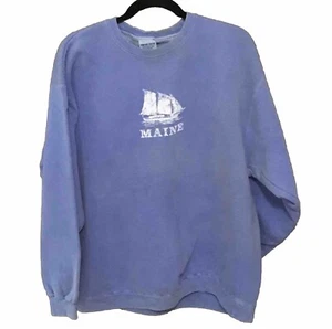 COMFORT COLORS MAINE Heavyweight Sweatshirt Unisex XL  Vintage 90s/2006 - Picture 1 of 9