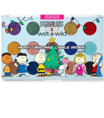 Peanuts X Wet n Wild Christmas Charlie Brown Eye Face Shadow Palette New Sealed! - Image 1 of 4