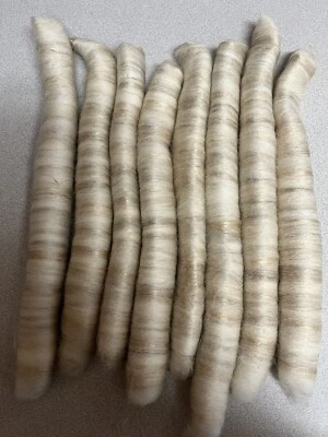 Blue Barn Fiber Roglags Spinning Fiber Merino Flax Silk 230 Grams - Image 1 of 3