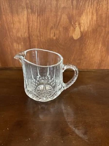 Longchamp  Creamer Pitcher Cristal d'Arques France Clear Cut Crystal Glass 1993 - Picture 1 of 5