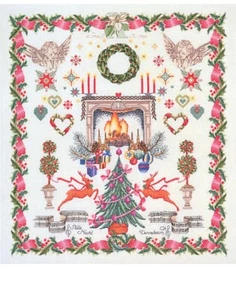 Thea Gouverneur SAMPLER CHRISTMAS # 2077 Counted Cross Stitch Kit 66x60 CM New - Picture 1 of 1