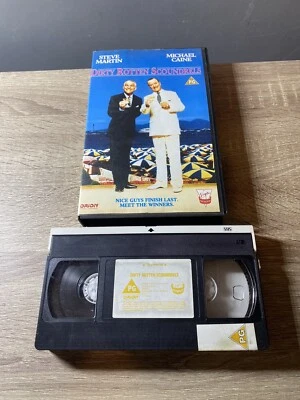 Michael Caine Dirty Rotten Scoundrels Big Box Ex Rental (PG 1988) VHS Video Tape - Image 1 of 2