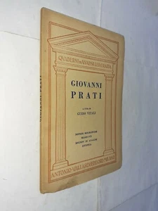 GIOVANNI PRATI CURA - GUIDO VITALI - VALLARDI - 1951 - Picture 1 of 1