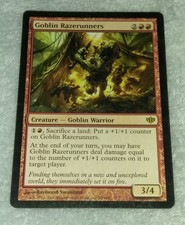Goblin Razerunners Conflux LP Red Rare MAGIC THE GATHERING MTG