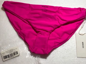 Traje de baño Mikoh para mujer Zuma cobertura completa con parte inferior de bikini pop rosa talla pequeña - Imagen 1 de 6