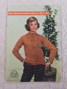 P&B Wools DK Strickanleitung Nr. C-511 Raglan Strickjacken 34-38" Vintage - Bild 1 von 3