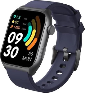 Smart Watch Fitness Tracker Heart Rate Blood Pressure Sport Watches Men Women UK - Picture 1 of 9